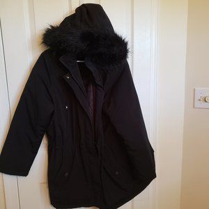 Black winter coat